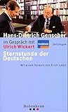 Sternstunde Der Deutschen: Hans Dietrich Genscher Im Gespräch mit Ulrich Wickert
