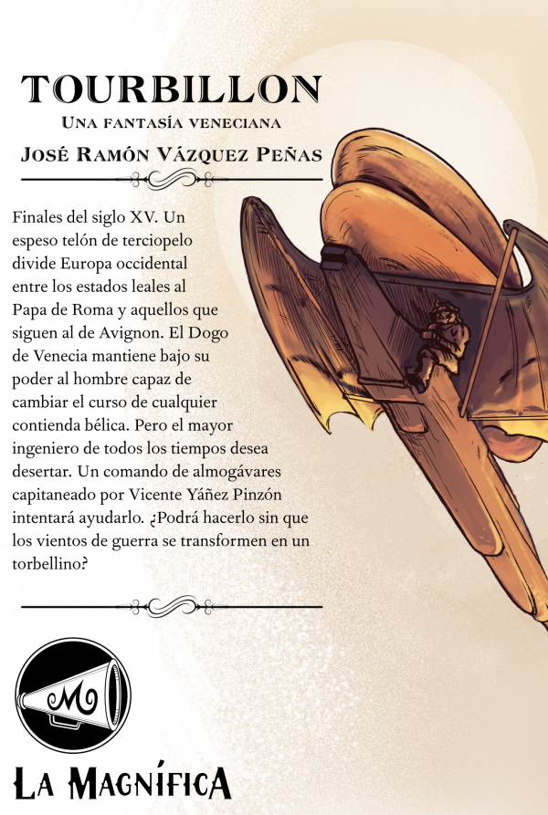 Portada de Tourbillon, de José Ramón Vázquez