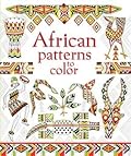 African patterns to colour