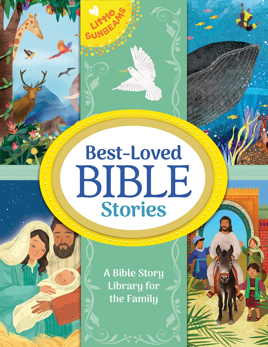 Best-Loved Bible Stories - 8-Book Library Boxed Gift Set for Children: Including stories of Noah's Ark, The Birth of Jesus, The Creation Story, Daniel ... Lion's Den, Jonah, and More (Little Sunbeams)