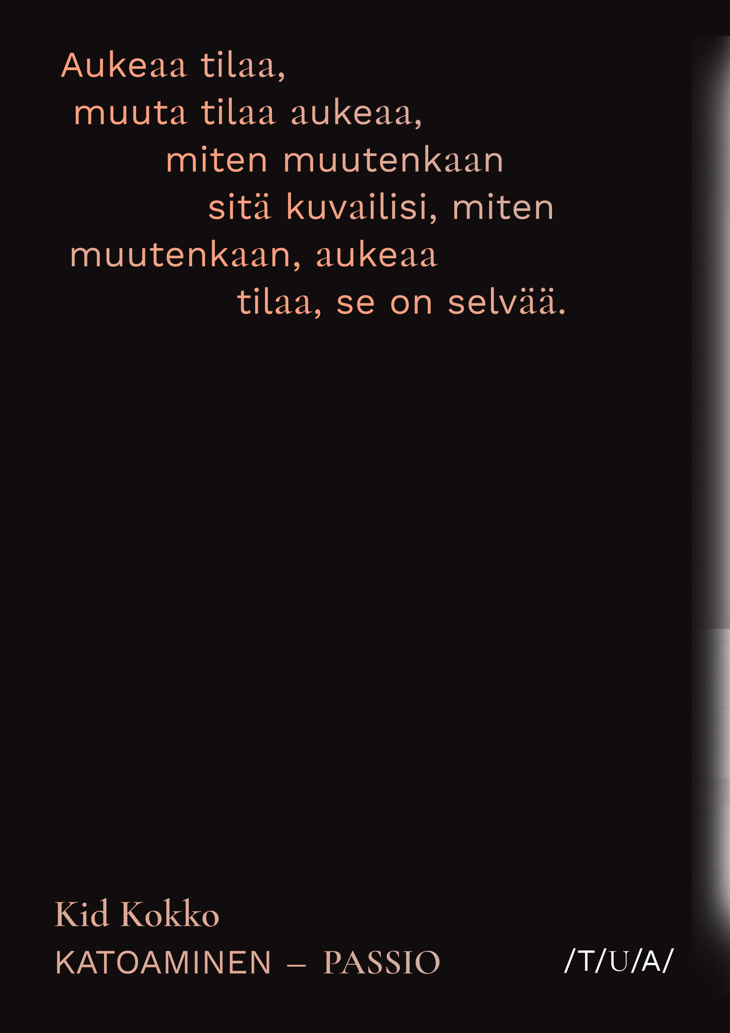 Katoaminen – passio (Paperback)