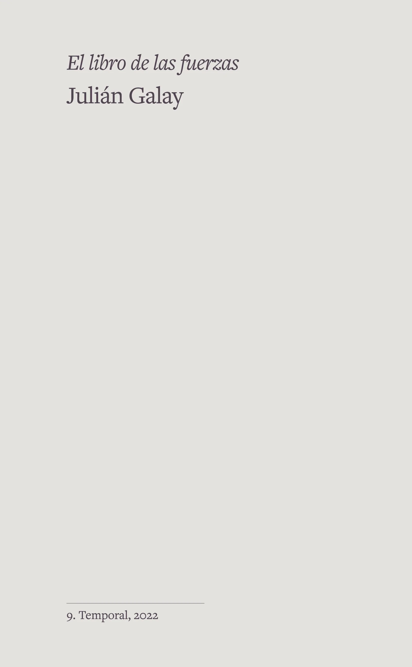 El libro de las fuerzas (Paperback)