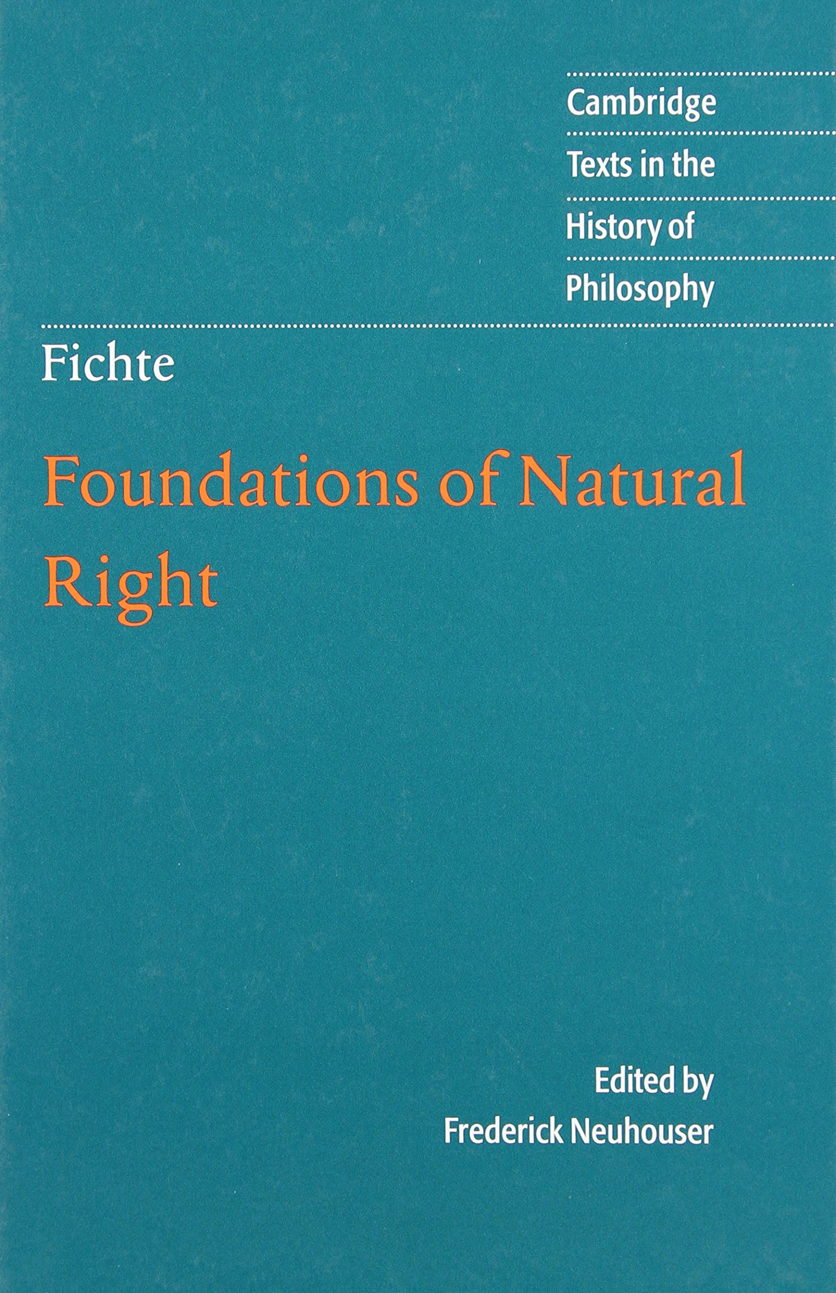Foundations of Natural Right (Paperback)