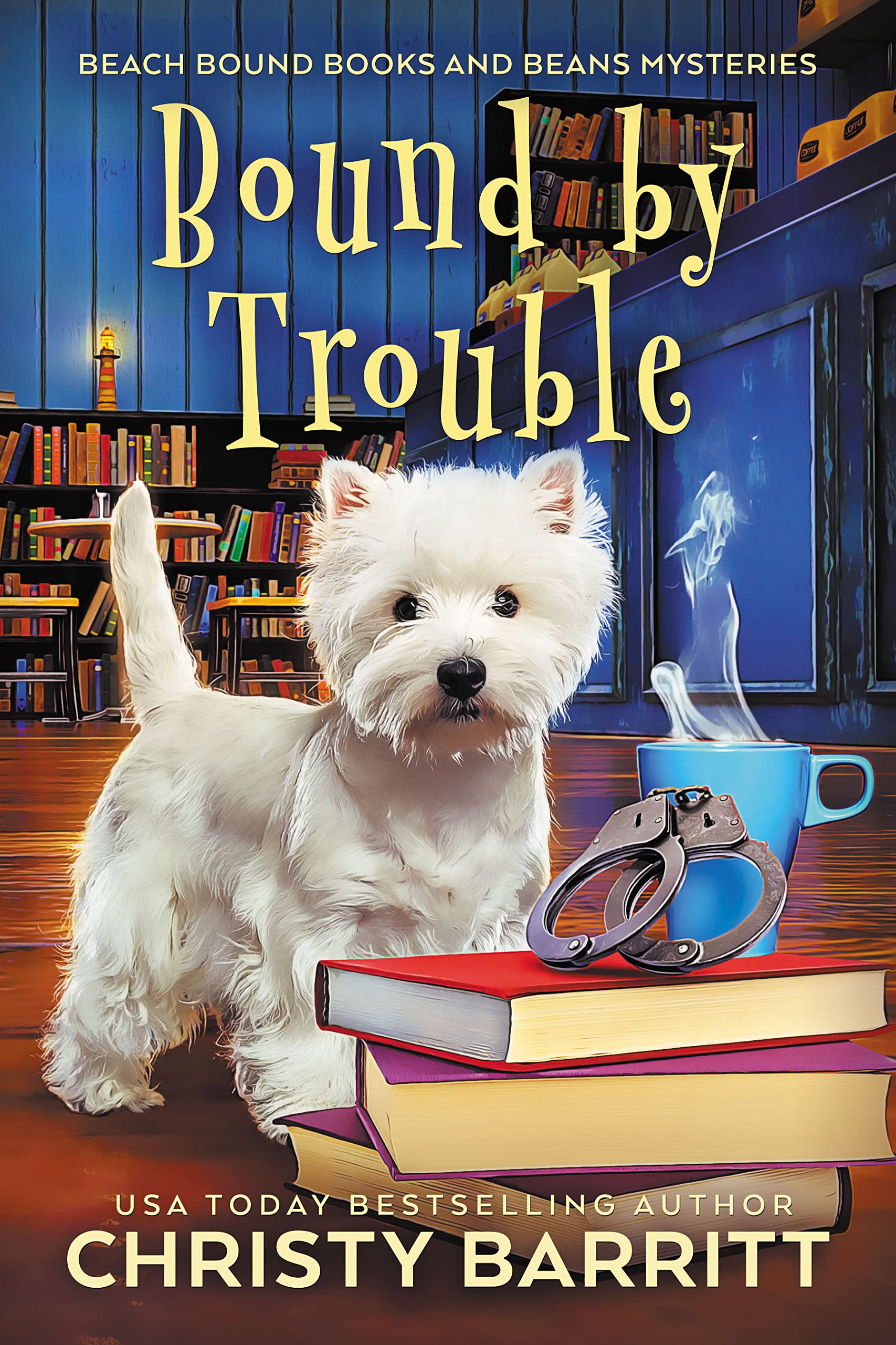 Bound by Trouble (Beach Bound Books and Beans Mysteries #4)