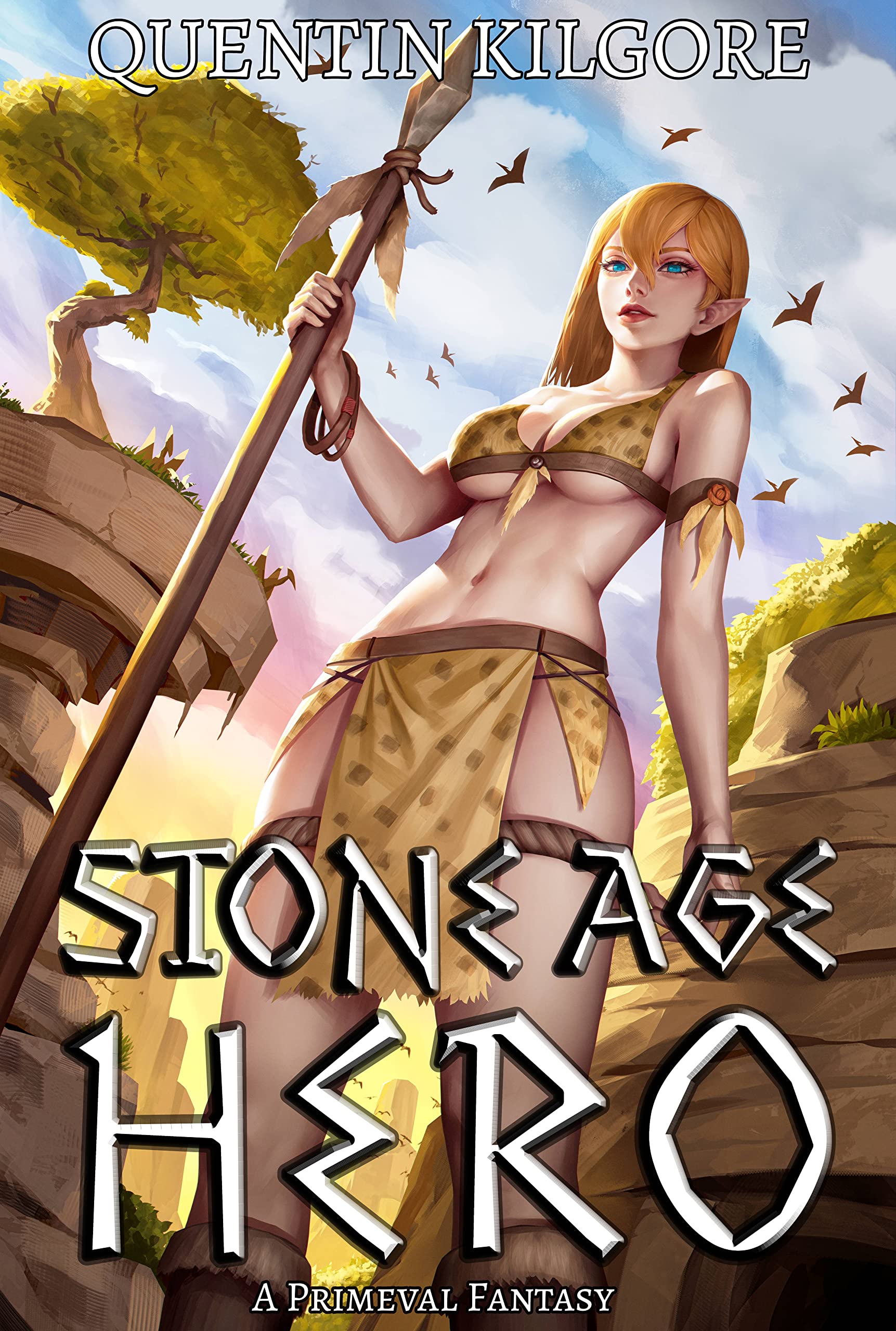 Stone Age Hero: A Primeval Harem Fantasy (Kindle Edition)