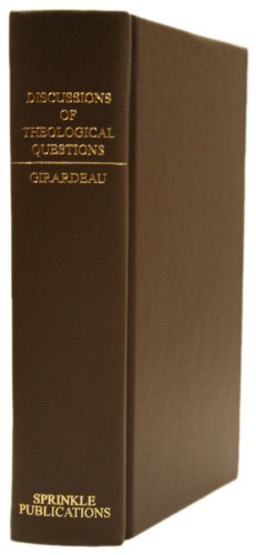 Discussions of Theological Questions (Hardcover)