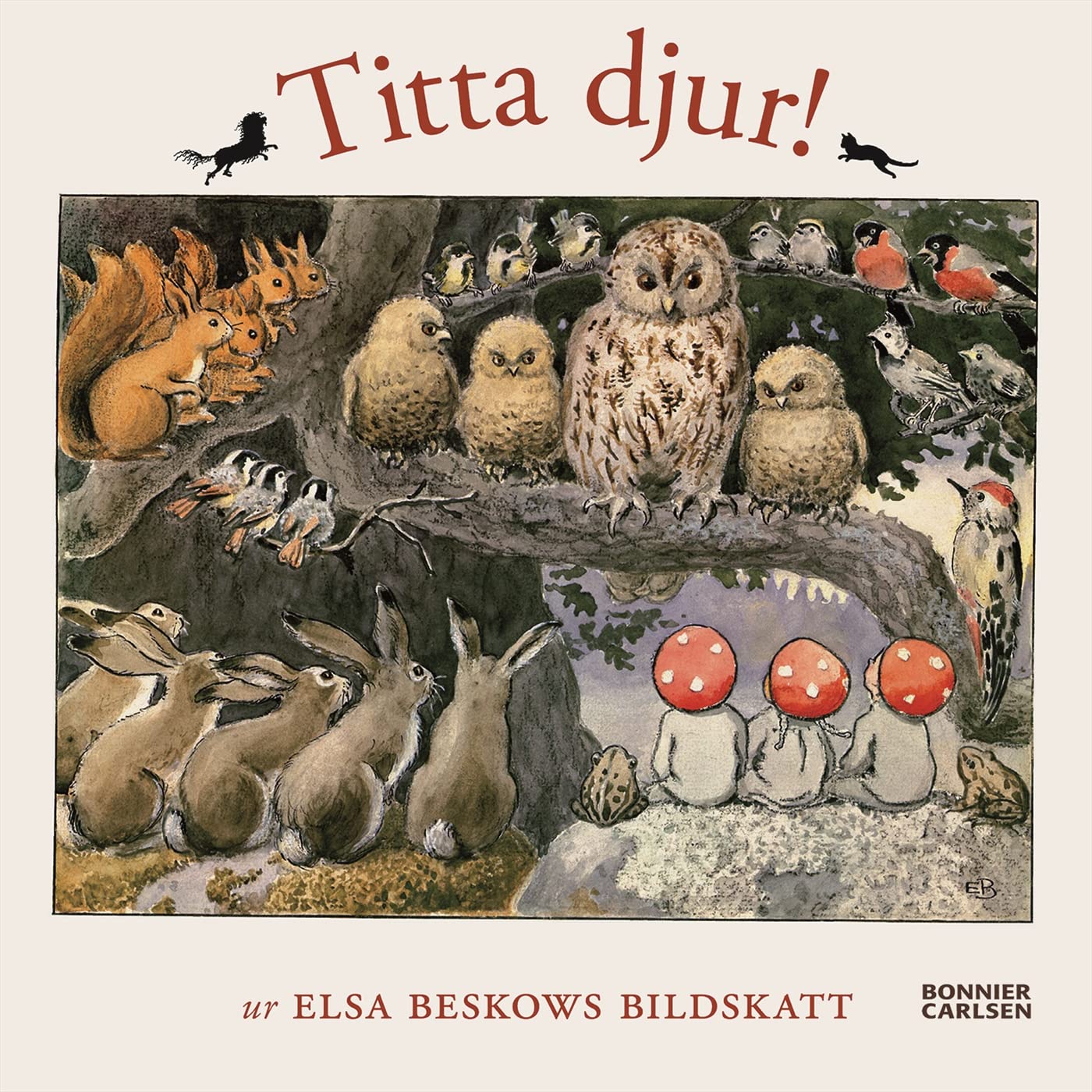 Titta djur! : Ur Elsa Beskows bildskatt (Board book)