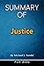 Summary Of Justice: By Mich...