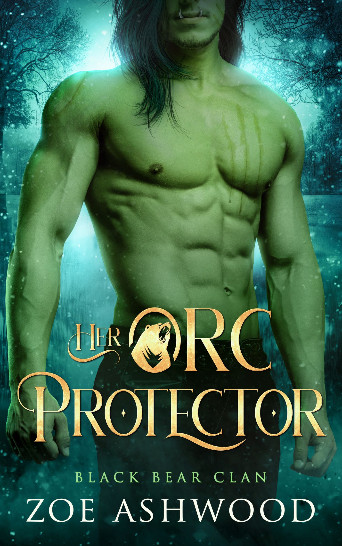 Her Orc Protector, (Black Bear Clan, #4)