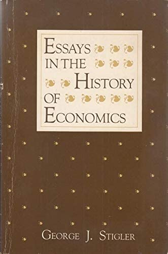 Essays in the History of Economics (Paperback)