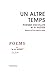 Un altre temps: Poemes escollits