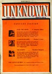 Unknown Fantasy Fiction April 1941 Vol. 4 No. 6 (Paperback)