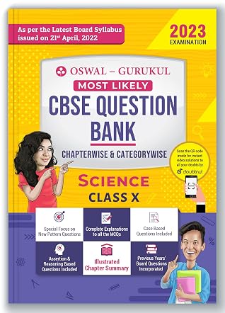 Oswal - Gurukul Science Most Likely CBSE Question Bank for Class 10 Exam 2023 - Chapterwise & Categorywise, New Paper Pattern