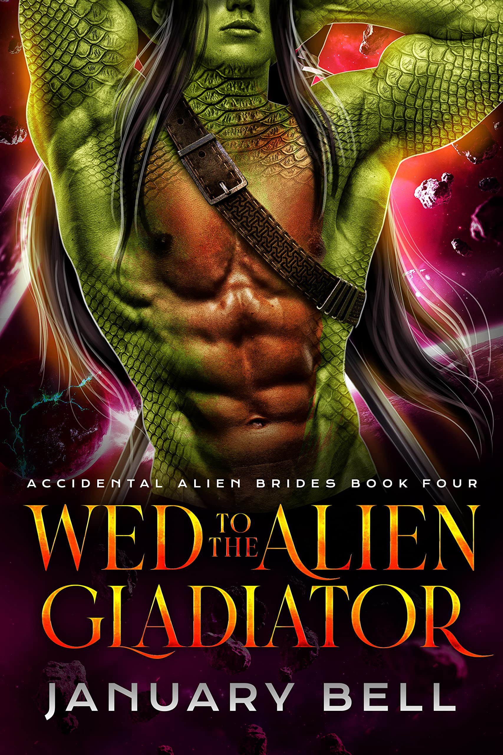 Wed to the Alien Gladiator (Accidental Alien Brides, #4)