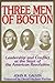 Three Men of Boston
