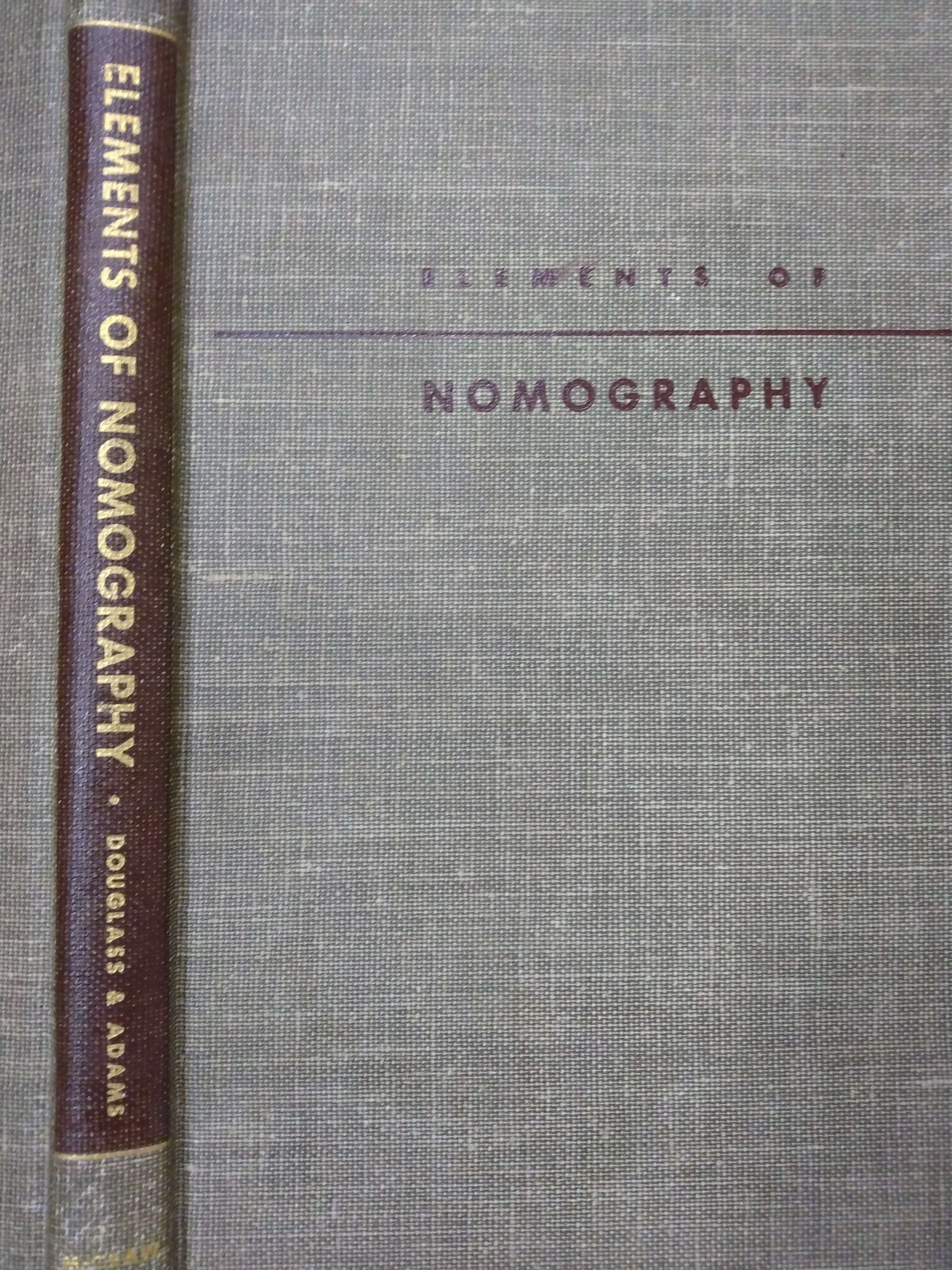 Elements of Nomography (Hardcover)