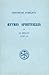 Œuvres spirituelles, tome II : Le Héraut. Livres I et II