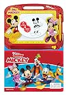Disney Junior Mickey Read & Doodle - Learning resources for kids, a magnetic drawing pad, an easy-to-use pen, 22-page board book for reading and drawing Disney Junior Mickey Read & Doodle - Learning resources for kids, a magnetic drawing pad, an easy-to-use pen, 22-page board book for reading and drawing