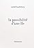 La possibilité d'une île by Michel Houellebecq