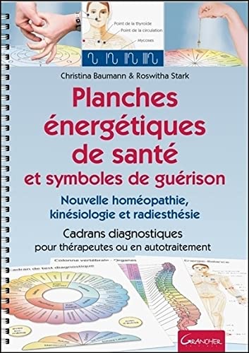 Planches énergétiques de santé et symboles de guérison (Spiral-bound)