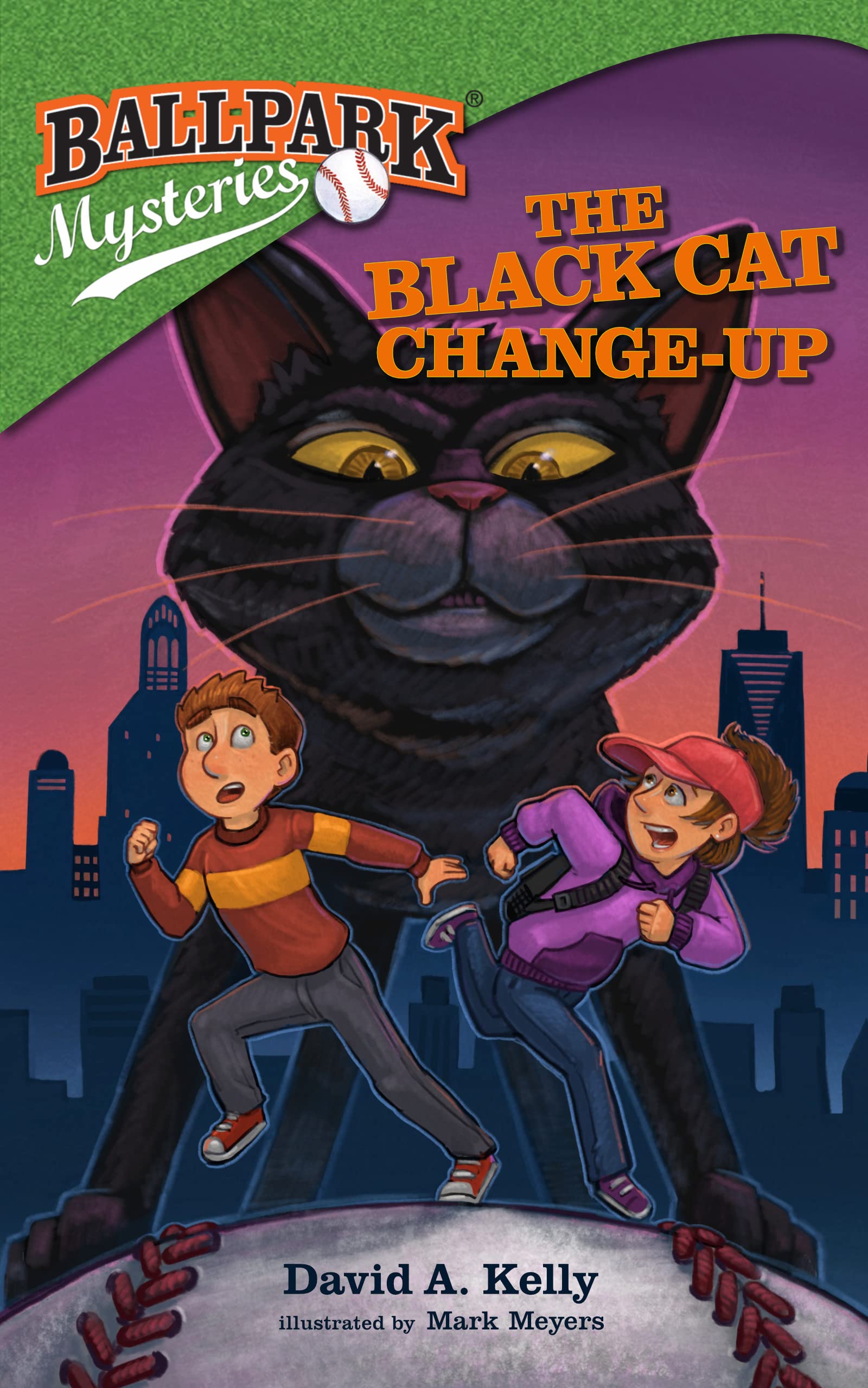 The Black Cat Change-Up (Ballpark Mysteries #19)