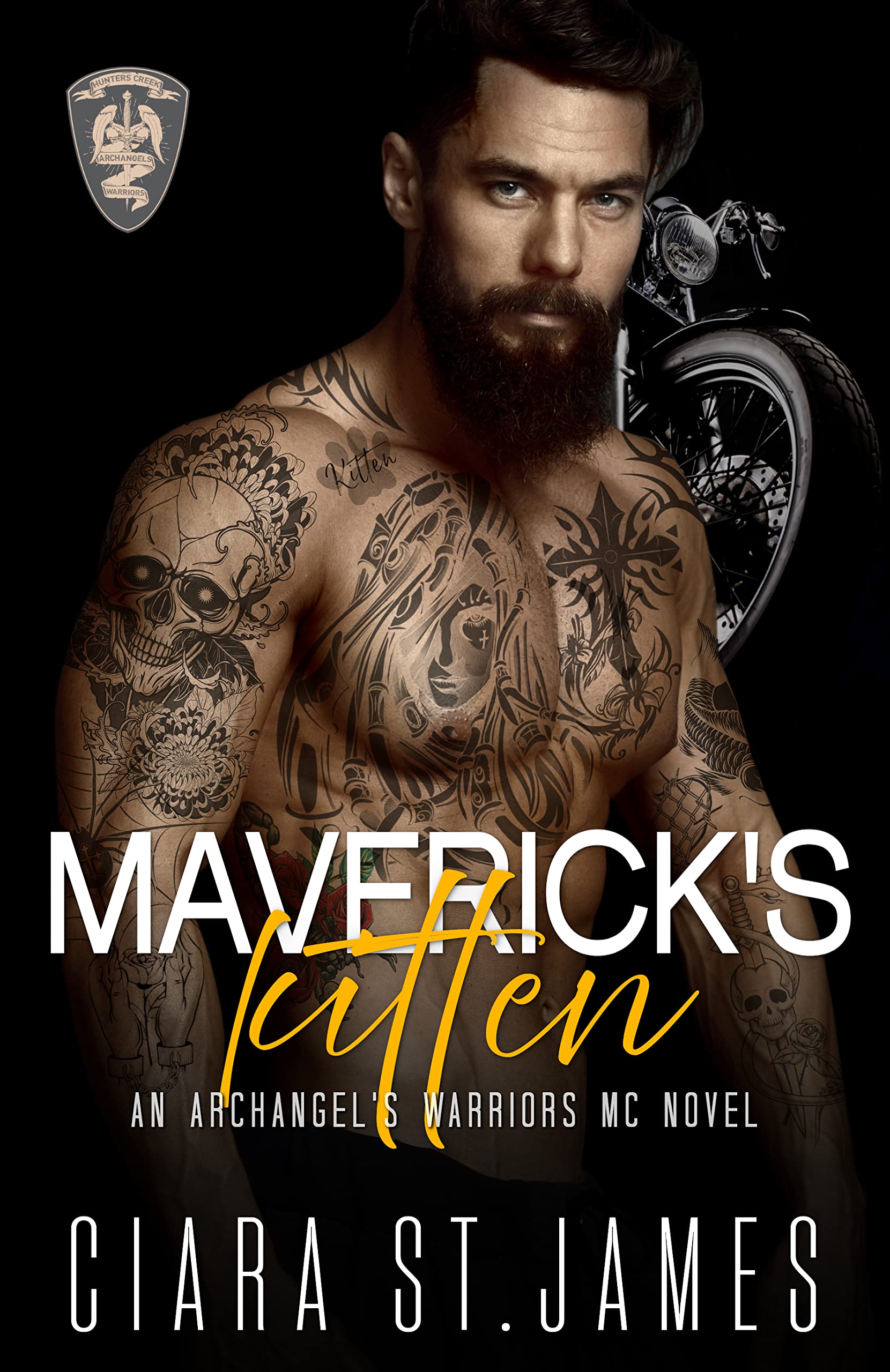 Maverick's Kitten (Hunters Creek Archangel's Warriors MC, #8)