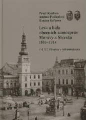 Lesk a bída obecních samospráv Moravy a Slezska 1850-1914. II. díl, 2. svazek, Finance a infrastruktura