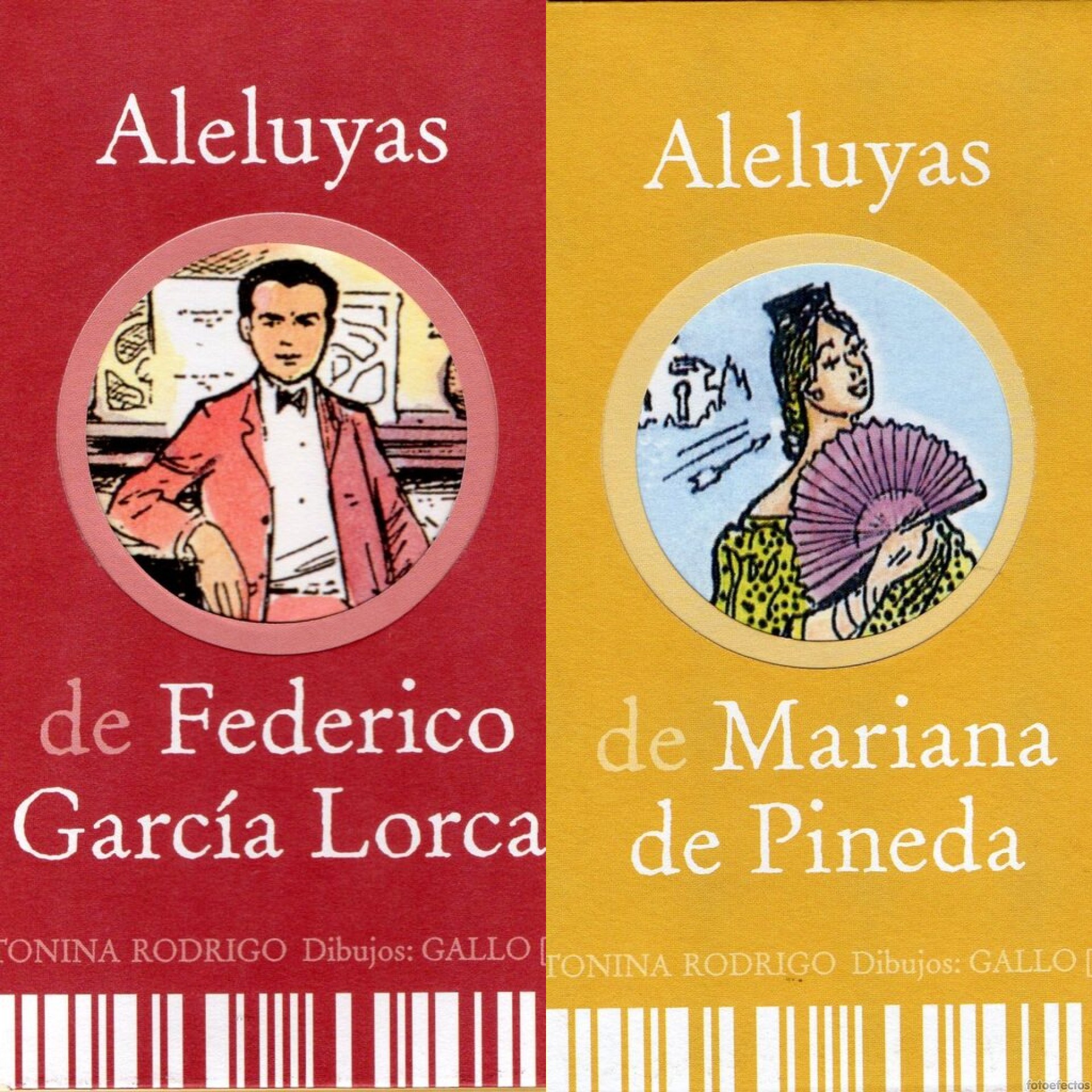 Portada de Aleluyas de Federico García Lorca / Aleluyas de Mariana Pineda, de Antonina Rodrigo