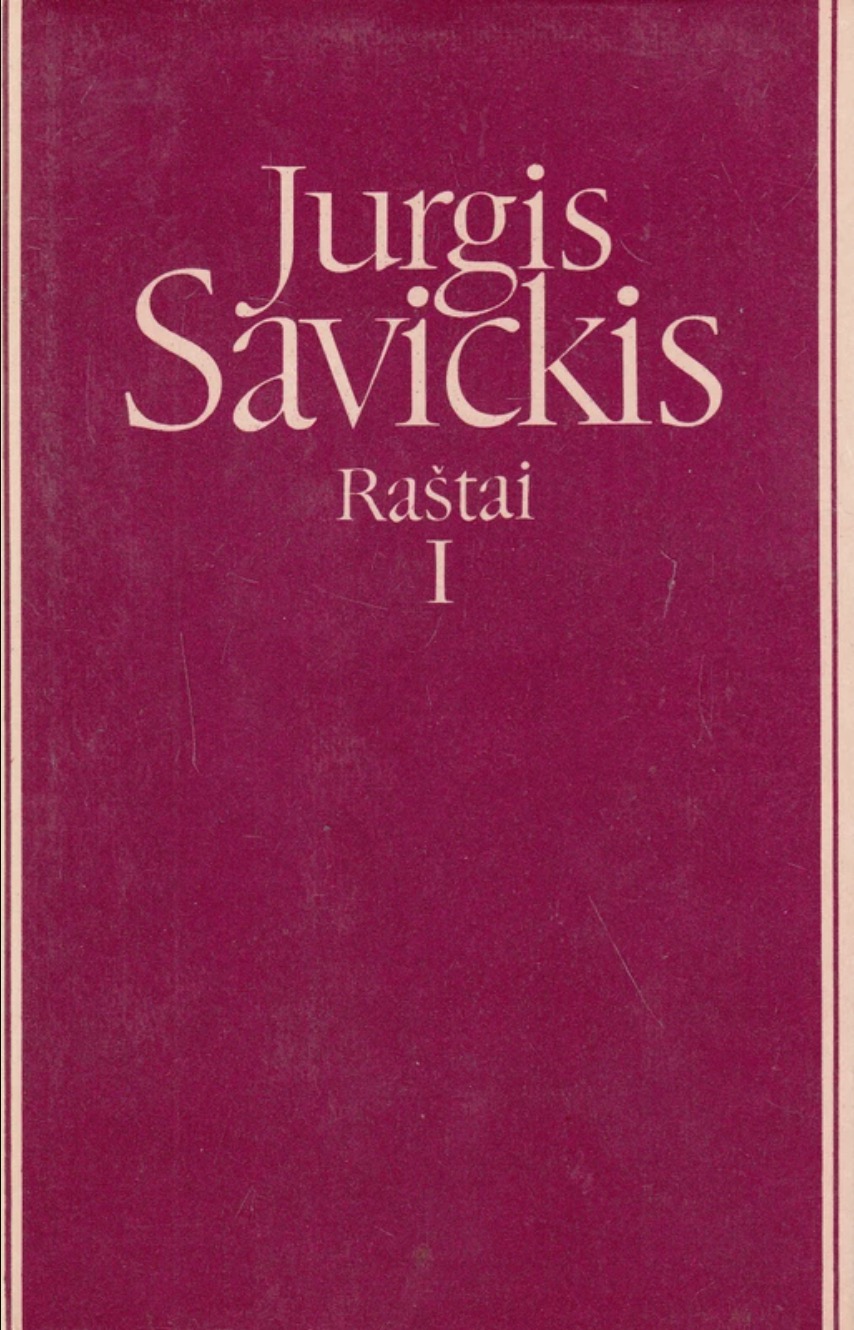 Raštai. I tomas (Unknown Binding)