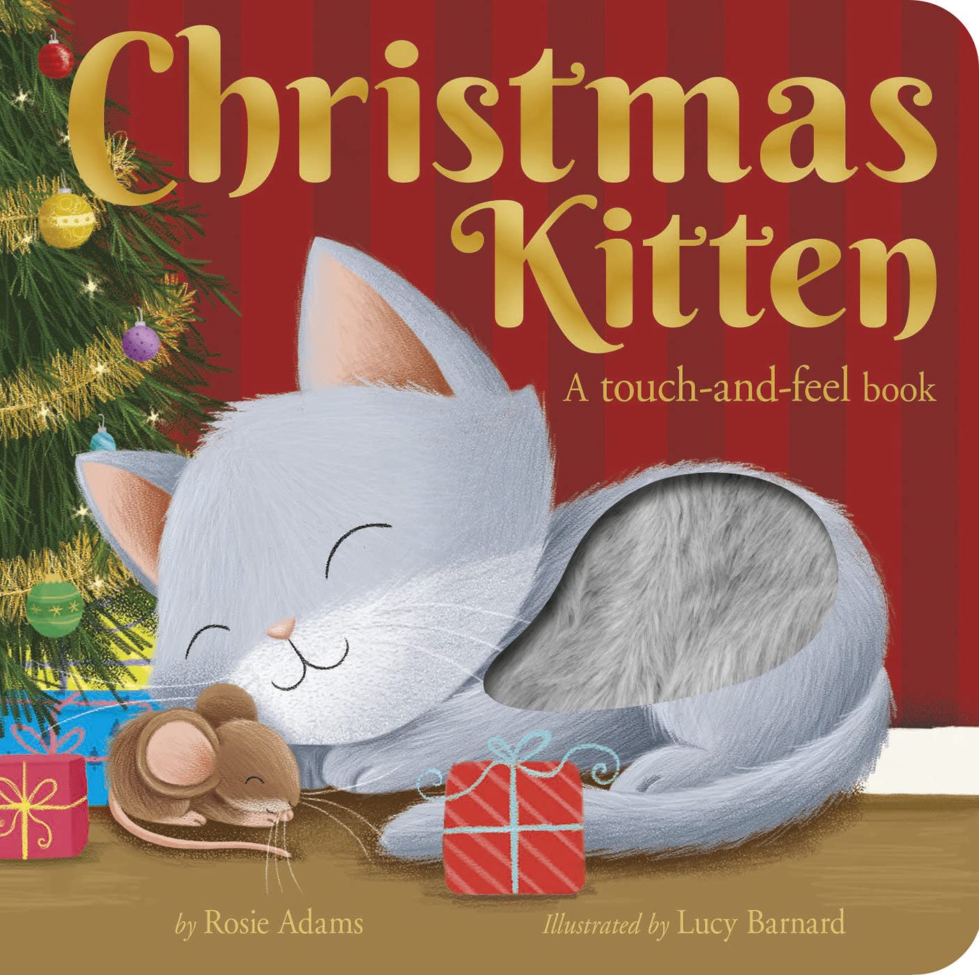 Christmas Kitten: A Touch-and-Feel Book (Board book)