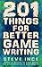 201 Things for Better Game Writing