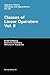 Classes of Linear Operators...