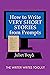 How to Write Very Short Sto...