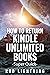 How to Return Kindle Unlimited Books  by Rod Lightning