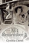 As I Remember It
