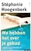 We hebben het over je gehad