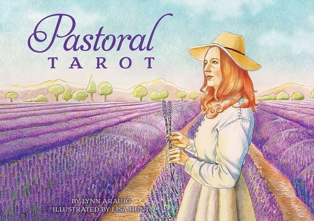 Pastoral Tarot: 78 Borderless Tarot Cards, Horizontal Artwork of Natural Landscapes, 180-Page Illustrated Guidebook, Countryside Scenes of Orchards, ... User-Friendly for Tarot Readers of All Levels (Cards)