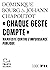 «Chaque geste compte». Manifeste contre l’impuissance publique by Dominique Bourg «Chaque geste compte». Manifeste contre l’impuissance publique by Dominique Bourg