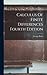 Calculus Of Finite Differences Fourth Edition by Boole George