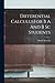 Differential CalculusFor B ...