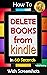 HOW TO DELETE BOOKS FROM KI...