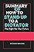 SUMMARY OF HOW TO STAND UP ...