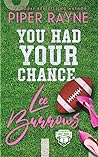 You Had Your Chance, Lee Burrows by Piper Rayne