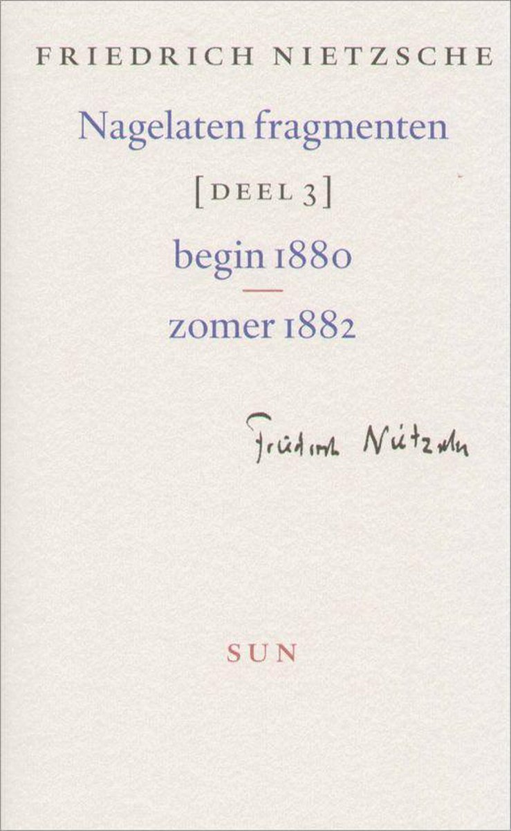 Nagelaten fragmenten; deel 3: begin 1880 - zomer 1882 (Paperback)