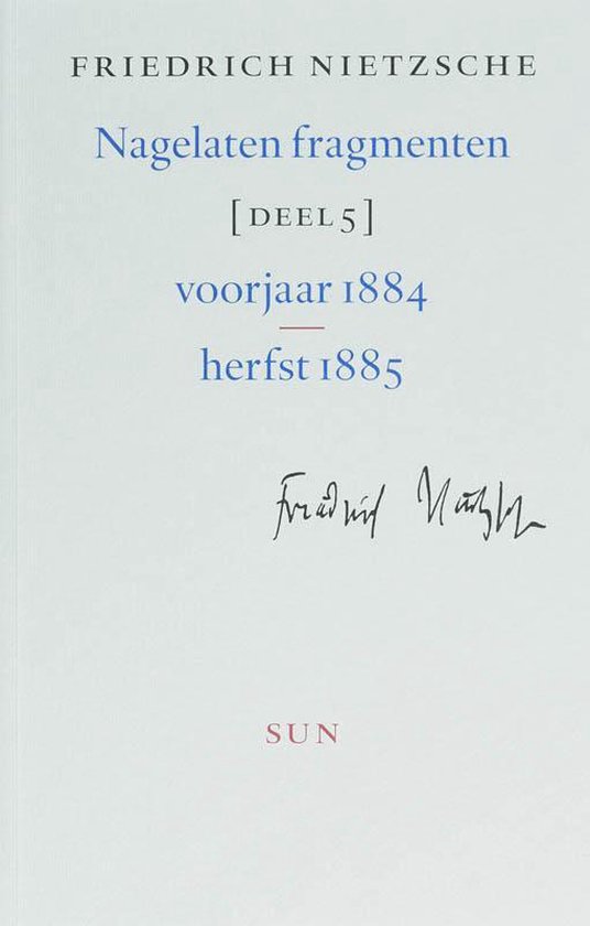 Nagelaten fragmenten; deel 5: voorjaar 1884 - herfst 1885 (Paperback)