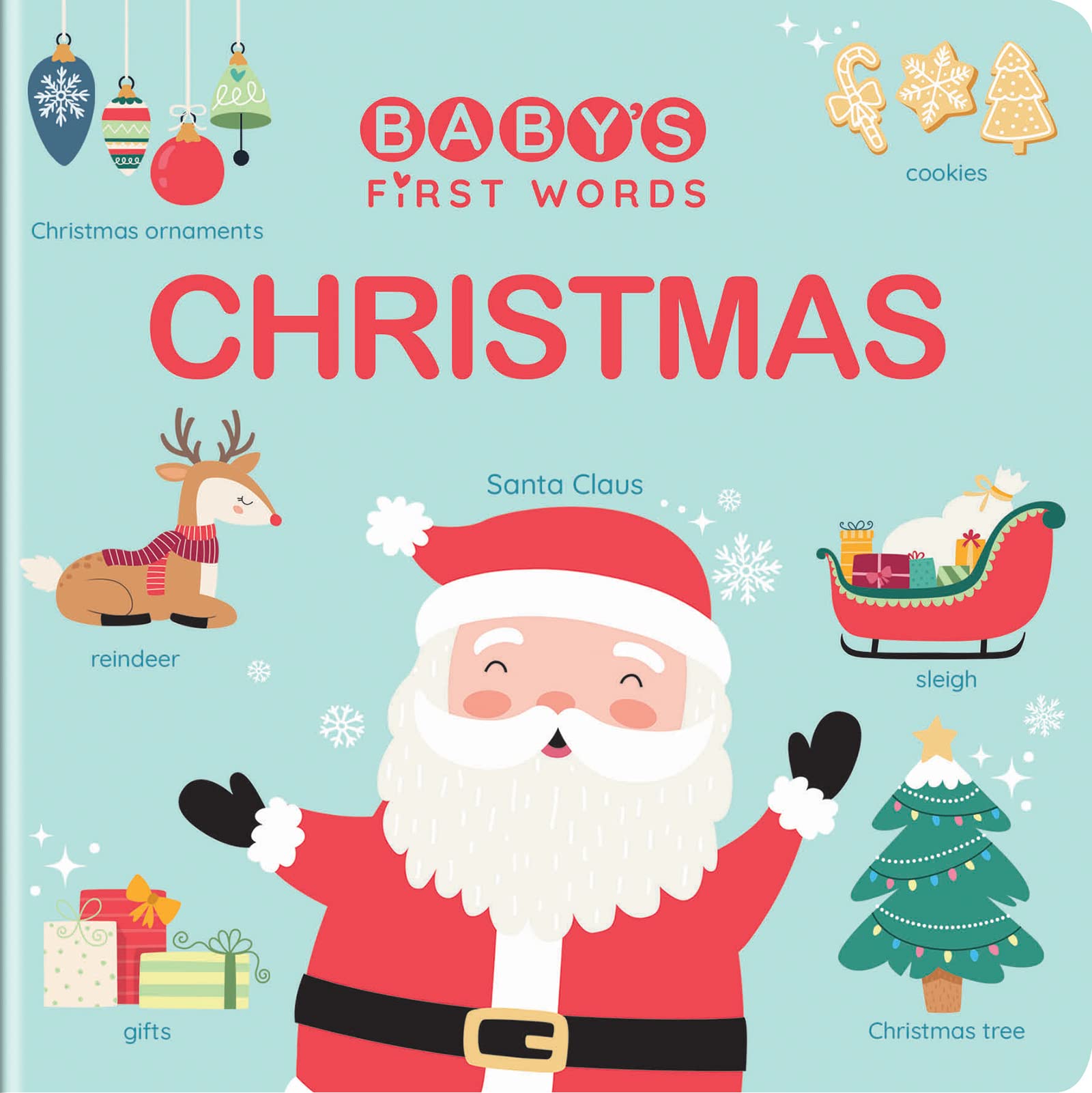 Baby's First Words: Christmas (Board book)