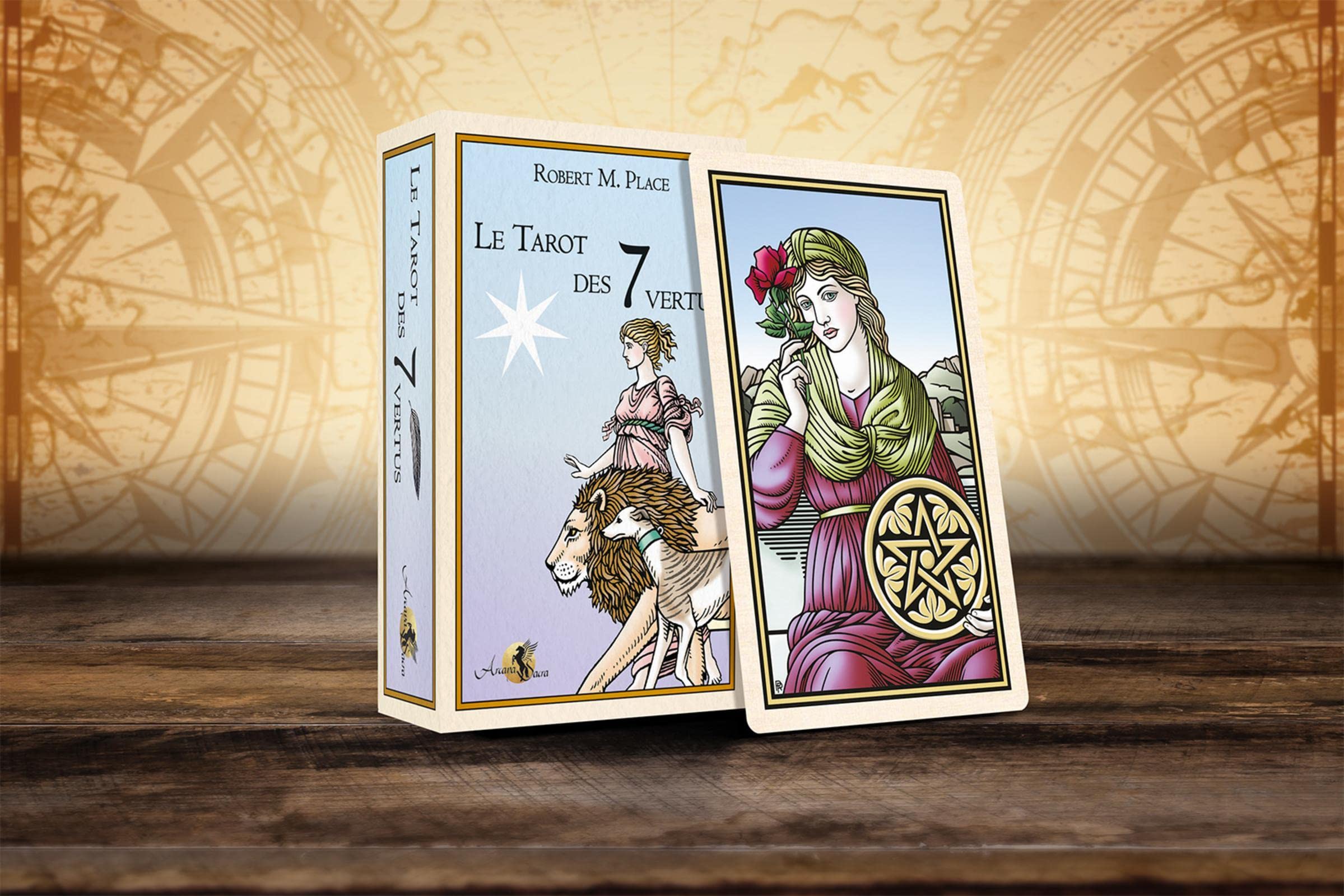 Le Tarot des 7 vertus - Coffret (Paperback)