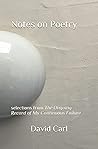 Notes on Poetry: selections from The Ongoing Record of My Continuous Failure
