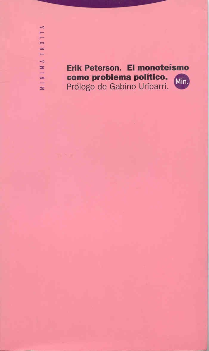 El monoteísmo como problema político (Paperback)