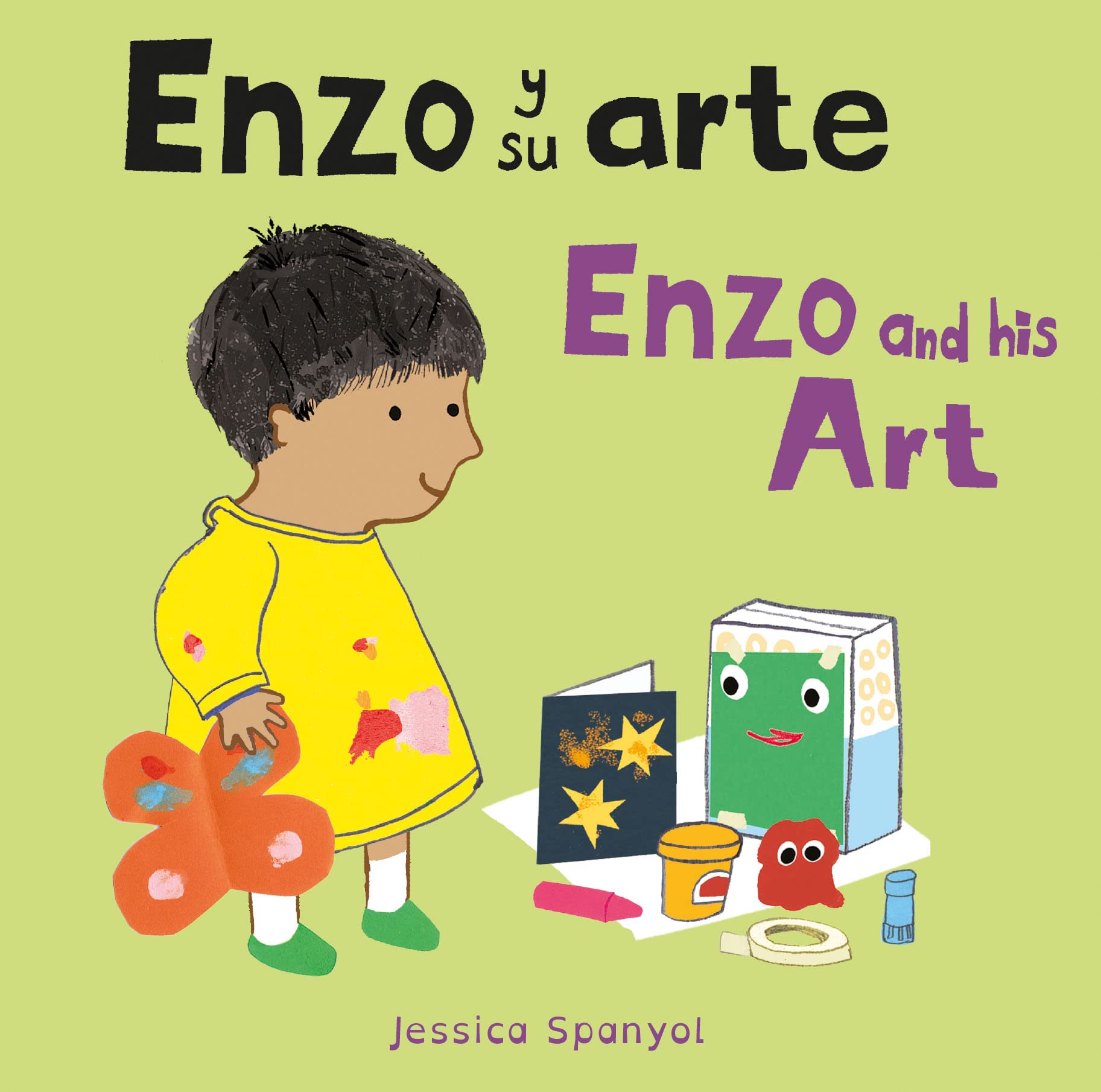 Enzo y su arte / Enzo and His Art (Board book)